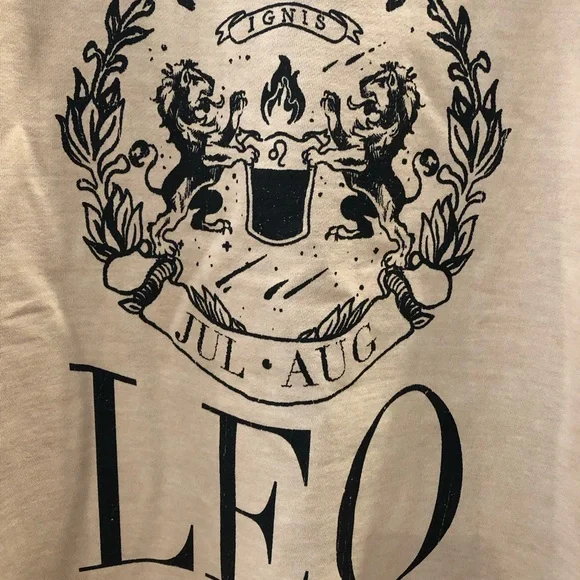 *Anthropologie Free People Horoscope Crew Leo - Picture 6 of 12